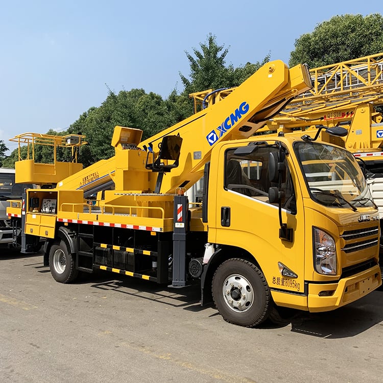 XCMG official 10m XGS5060JGKJ6 truck mounted aerial platform truck with bucket price